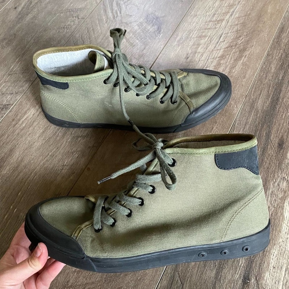 Rag & Bone Standard Issue High Top Sneaker olive green 43